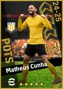 بطاقة Matheus Cunha · AMF