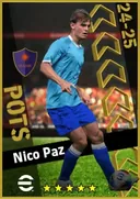 Nico Paz AMF card