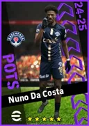 Carte de Nuno Da Costa · CF