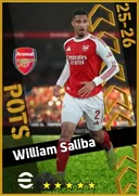 Carte de William Saliba · CB