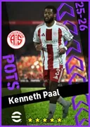 بطاقة Kenneth Paal · LB