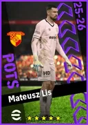 Carte de Mateusz Lis · GK