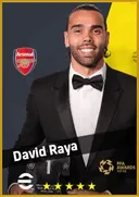 Carte de David Raya · GK