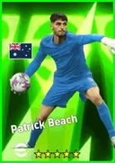 Carte de Patrick Beach · GK