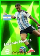 بطاقة Facundo Medina · LB