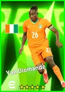 بطاقة Yan Diomande · LWF
