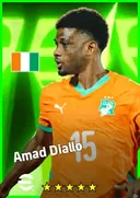 Carte de Amad Diallo · AMF