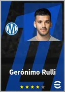 بطاقة Gerónimo Rulli · GK