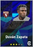 Carte de Duván Zapata · CF