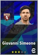 Carte de Giovanni Simeone · CF