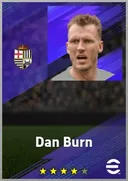 بطاقة Dan Burn · CB