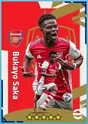 Bukayo Saka RMF card