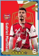 Carte de Gabriel Martinelli · LMF