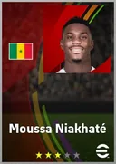 Carte de Moussa Niakhaté · CB