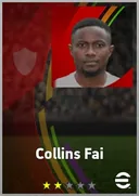 بطاقة Collins Fai · RB