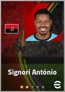 بطاقة Signori António · GK