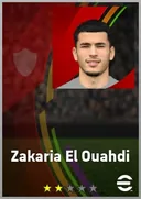 Carte de Zakaria El Ouahdi · RB