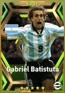 بطاقة Gabriel Batistuta · CF