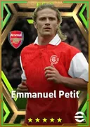 بطاقة Emmanuel Petit · DMF