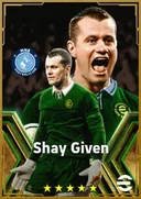 Carte de Shay Given · GK