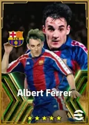 بطاقة Albert Ferrer · CB