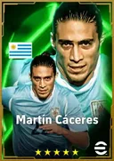 بطاقة Martín Cáceres · LB