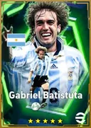 بطاقة Gabriel Batistuta · CF