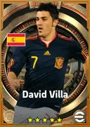 Carte de David Villa · CF